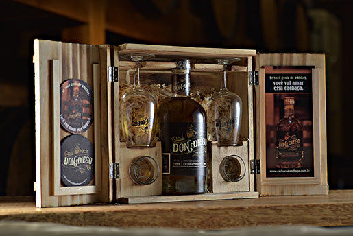Estojo Cachaça Don Diego Premium - Edição Limitada